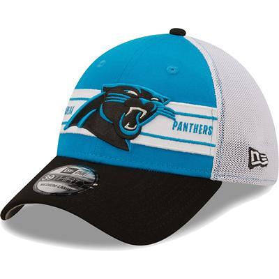 Men's New Era Black/Camo Carolina Panthers 2021 Salute To Service Trucker  9FORTY Snapback Adjustable Hat