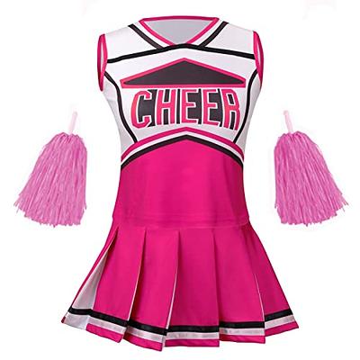 Total 2550 Kids/Girls' Cheerleader Costume Uniform Cheerleading Children Dress Outfit Halloween