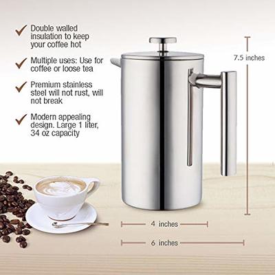 Mecity Coffee Maker 3-In-1 Single Serve Ground Coffee Brewer