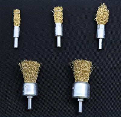 9pieces Wire Brush For Metal Drill Circular Grinder With 1/4 Inch Shank  Brush Kit For Rust/corrosion/paint Removal