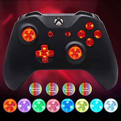 eXtremeRate Multi-Colors Luminated Dpad Thumbstick Share Home Face