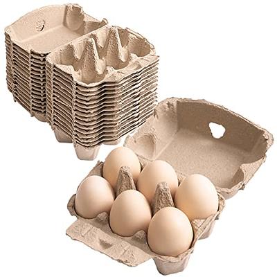 Stackable 6 Count Egg Holder Countertop Stackable Egg Tray Farm Fresh Eggs  Chicken Egg Holder Plant Based Moodyblack shatterproof 