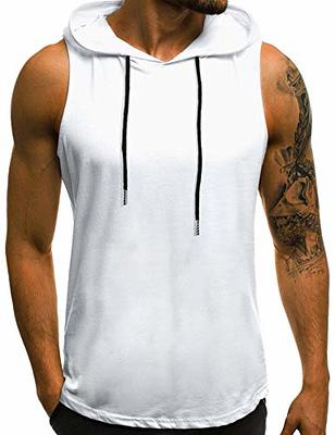 Men's Workout Tank Tops American Flags Shirts for Men Summer Sleeveless Gym  Bodybuilding Muscle Cut Off T-Shirts - Yahoo Shopping