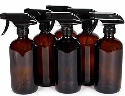 Vivaplex, 6, Large, 16 oz, Empty, Amber Glass Spray Bottles with Black Trigger  Sprayers - Yahoo Shopping