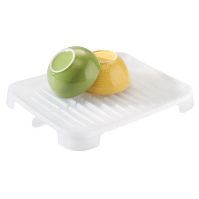 Rubbermaid 18 in. L X 14.8 in. W X 1.3 in. H White Plastic Dish Drainer -  Ace Hardware