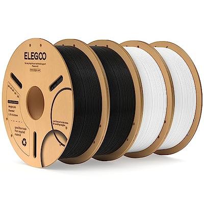 ELEGOO PLA Filament 1.75mm Bundle 4KG, Black & White 3D Printer Filament  Bulk Dimensional Accuracy +/- 0.02mm, 4 Pack 1kg Cardboard Spool(2.2lbs)  Fits for Most FDM 3D Printers - Yahoo Shopping