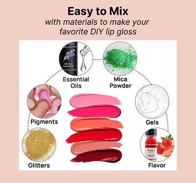 DIY:HOW TO MAKE LIPGLOSS, HOW TO MAKE MICA PIGMENT SHOW ON LIPS