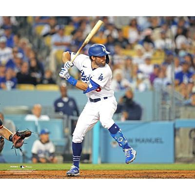 Trea Turner Los Angeles Dodgers Unsigned Batting at Stadium Photograph