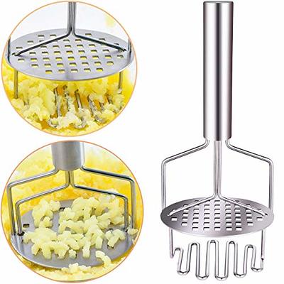 2 Pcs Potato Masher, Heavy Duty Stainless Steel Integrated Masher Kitchen  Tool Wire Masher for Potatoes, Avocados, Beans, or Fruit & Vegetables -  Yahoo Shopping