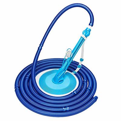 VEVOR Automatic Suction Pool Cleaner, Low Noise Pool Vacuum Cleaner with  Extra Diaphragm, 10 x 32 in Hoses & 36-Fin Disc, Side Climbing Pool  Cleaners for Above-Ground & In-ground Swimming Pool