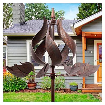 6Pcs Sublimation Wind Spinner Blanks 3D Wind Spinners Hanging Wind Spinners  for Outdoor Garden Decoration C-8 Inch 