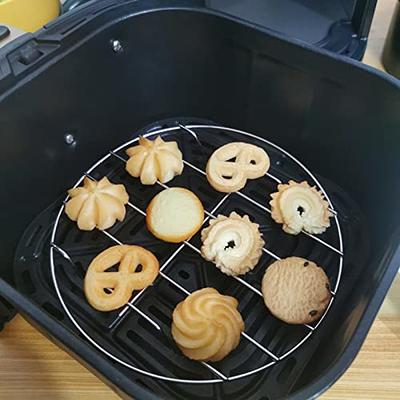 Stackable Air Fryer Rack Round Cooling Rack Stainless Steel