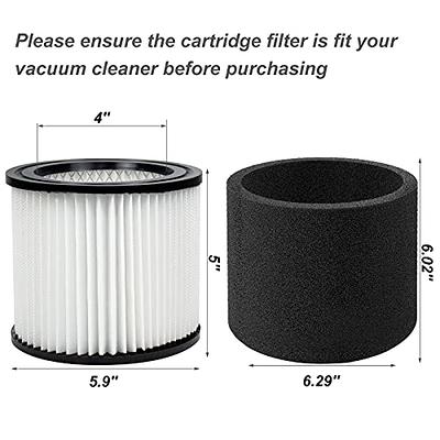  Fette Filter - Pleated Vacuum Filter Compatible with