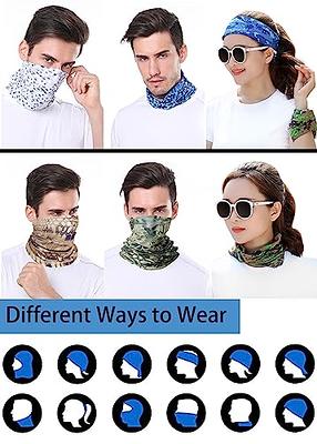 6 Pack Cooling Neck Gaiter for Men Women Sun Protection Summer Bandana Face  Scarf Mask Hiking Fishing Cycling Square - Yahoo Shopping