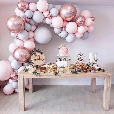 126Pcs Matte Black White Balloon Garland Arch Kit Baby Shower Decoration Wedding  Supplies Anniversary Birthday Party Baptism - Yahoo Shopping