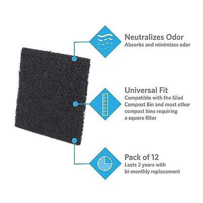 4-Pack Charcoal Composting Filters