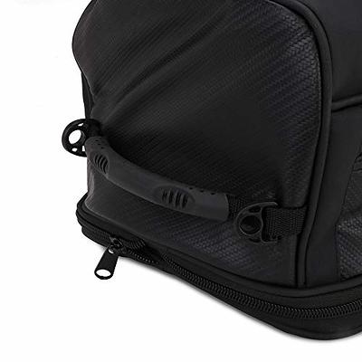 USTPO Motorcycle Tail Pack/Seat Bag Waterproof Luggage Bag Multifunctional  PU Leather Motorbike Helmet Bag Storage Bag Riding Backpack,18.5 Liters -  Yahoo Shopping