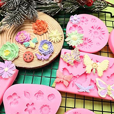 Hollow Snowflake Silicone Mold Chocolate Candy Fondant Mold 3D Embossing  Silicone Mold Cake Fondant Silicone Mold Clay Mould for Cupcake Top Sugar