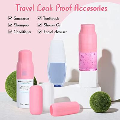 10pcs Travel Bottle Covers High Elasticity Silicone Refillable