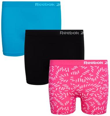 Reebok Girls' Underwear - Seamless Cartwheel Shorties (3 Pack), Size  X-Large, Scuba/Black/Bright Pink Jacquard - Yahoo Shopping