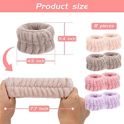 Face Washing Wristbands-Absorbent Wristband for Washing Face Microfiber  Wrist Wash Band Towel, Makeup Skincare Prevent Liquids Spilling Down Arm