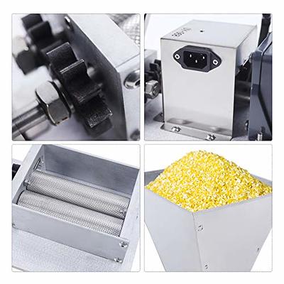 Grain Grinder, Hand Cranking Manual Grinder Aluminum Alloy Milling Machine  for Nuts Grain Corn Wheat Oats