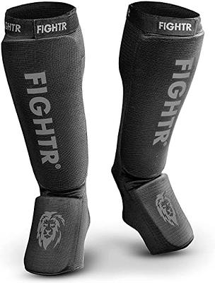 RIMSports Muay Thai Shin Guards Premium MMA Shin Guards and Shin Pads Ideal  Shin Guard for MMA, Wrestling, Sparring, Muay Thai, Kickboxing & Karate  (Gray, L/XL) - Yahoo Shopping