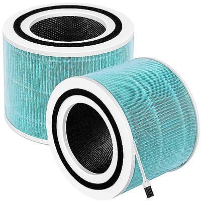  for LEVOIT Core 300 and Core 300S Filte Replacement  High-Efficiency Activated Carbon Air Purifier, H13 Grade True HEPA Filter  3-in-1 Care Pet Compared to Part Core 300-RF Filtes VortexAir, Green 2Pack 