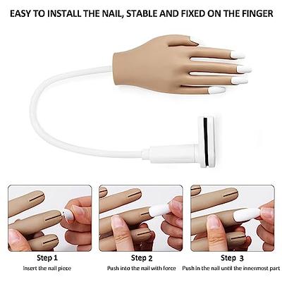 Practice Hand for Acrylic Nails Hand Practice, Built-in Aluminum Alloy  Bracket, Fingers Won't Break, Flexible Silicone Nail Practice Hands Nail  Maniquin Hand, Nails Will Not Fall Off (Brown) - Yahoo Shopping