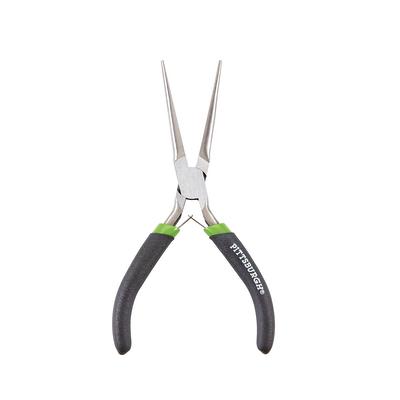 3 inch Carbon Steel Mini Pliers Round Nose Pliers, Polishing, Platinum,  75~80mm