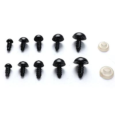 100pcs Doll Accessories Black Plastic Crafts Safety Eyes Amigurumi