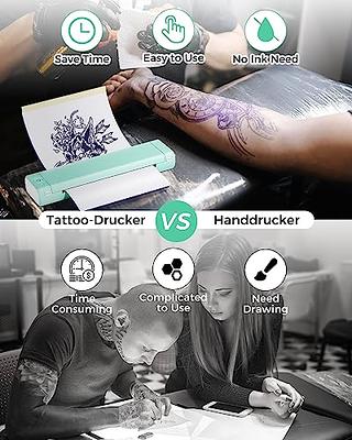 Transourdream A4 10pcs Printable Temporary Tattoo Transfer Paper