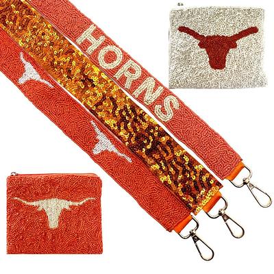  Beaded Purse Strap Football, Beaded Purse Strap Gameday, Cross Body Bag Strap