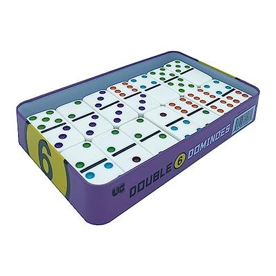 Double 6 Black Dot Dominoes - Professional Size, AreYouGame