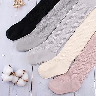  Kids Girls Cotton Thick Fleece Lined School Pantyhose Bbay Warm  Full Leggings Stretchy Basic Tights Soft Easy to: Clothing, Shoes 