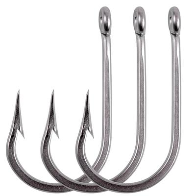 Beoccudo Saltwater Treble Hooks Large Size 4X Strong Triple Fishing Hooks  for Big Game Trout Bluefish Salmon Kingfish, Hooks -  Canada