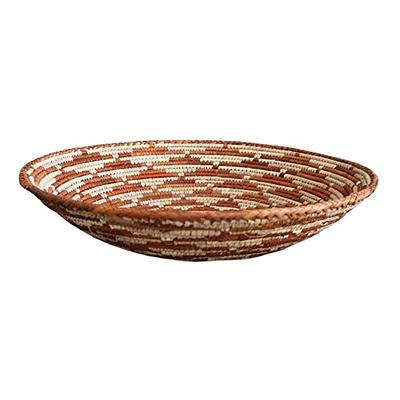 Boho wicker bowl for storage or basket wall