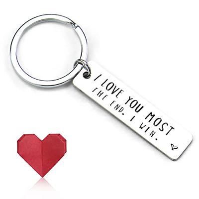 Couple Gifts for Boyfriend Girlfriend Cute Anniversary Keychains Gifts for  Him