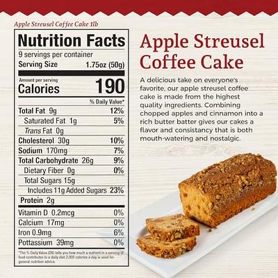 Beatrice Bakery Co Apple Streusel Coffee Breakfast Bread