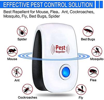 Ultrasonic Pest Repeller Pest Repellent Ultrasonic Plug in Mouse Repellent  Spider Repellent for House Indoor Electronic Pest Control Device for Bugs  Spiders Insects Mice Roaches Mouse 6 Packs