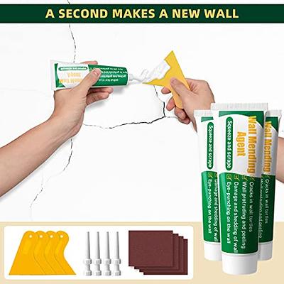 BONCART Spackle Wall Repair Kit, Drywall Repair Patch Kit,Wall Mending  Agent Putty,Wall Repair Paste Plaster for Wall Crack/Nail Hole,Wall Repair  Patch Kit with Scraper/Sandpaper - Yahoo Shopping