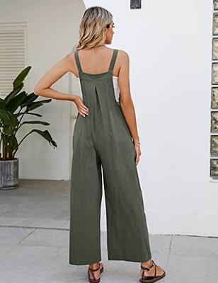 Overall Jumpsuit for Women, Wide Leg Pants for Women Loose Fit