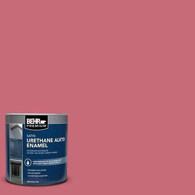 BEHR Premium Plus 5 gal. #500B-4 Gem Turquoise Satin Enamel Exterior Paint & Primer