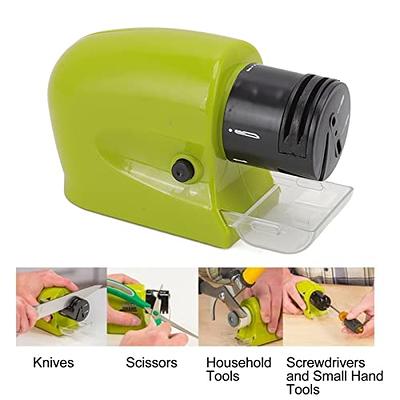 Electric Knife Sharpener Screwdriver Sharpen Electric Knife Sharpening  Machine Tool for Household Kitchen - Yahoo Shopping