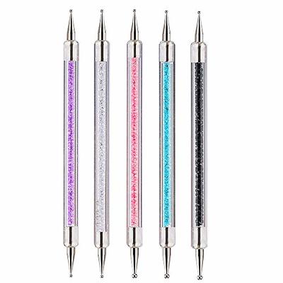 Nail Dotting Tool Pencil, Embossing Stylus with Dual Size Ball Tip, Nail  Dotting Tool for Nail Art Design 