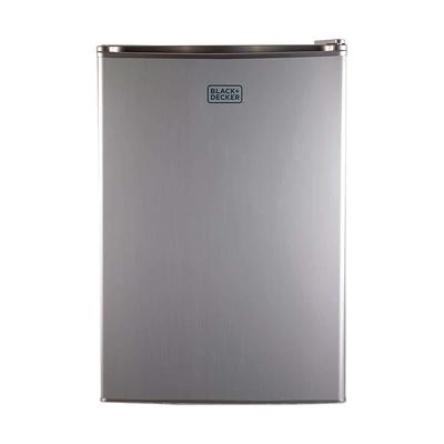 Galanz 2.7 Cu ft Single Door Mini Fridge, Black, Estar, New, Width 19.13