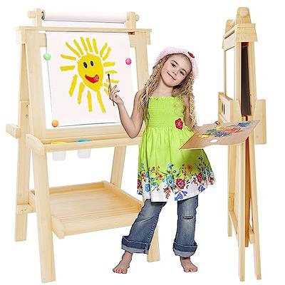 Skyelta Art Easel for Kids Ages 2-4 4-8 9-12,100+ Accessories,Magnetic  Chalkboard/Whiteboard,3-Level Height Adjustable,Gift & Art Supplies for Kids  - Yahoo Shopping