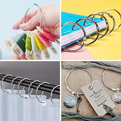 Simetufy Binder Rings 3 Inch(24 Pack) Metal Paper Rings,Large Key Rings,Extra  Large Metal Book Rings - Yahoo Shopping