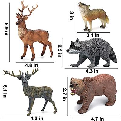 Realistic Forest Animal Model, Figures Woodland Animal Figures for