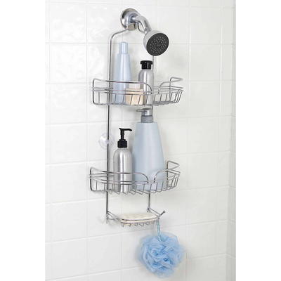 Zenna Home Tension Pole Shower Caddy in Chrome E2161PC - The Home